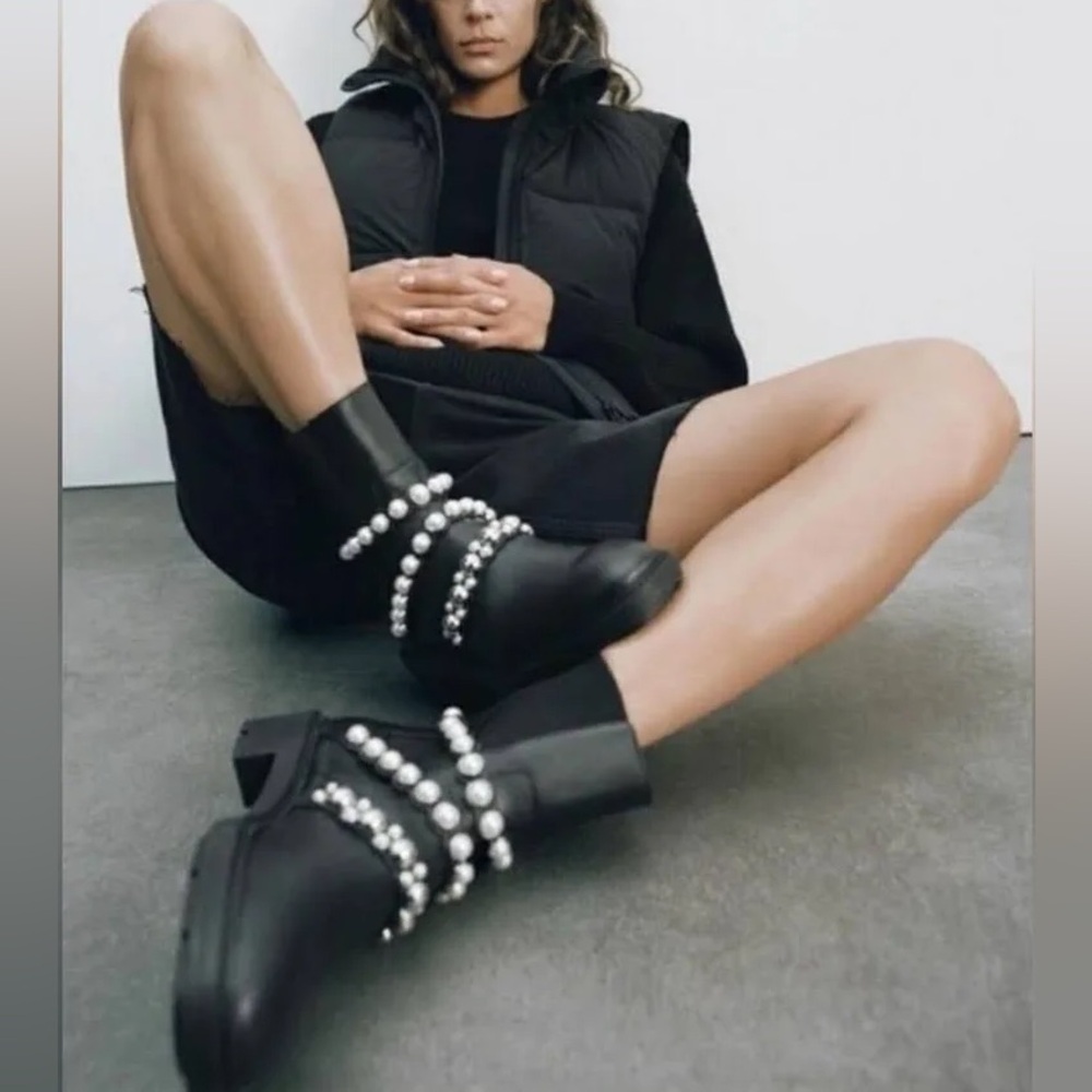 Zara Boots size 10-1/2 - Picture 2 of 15